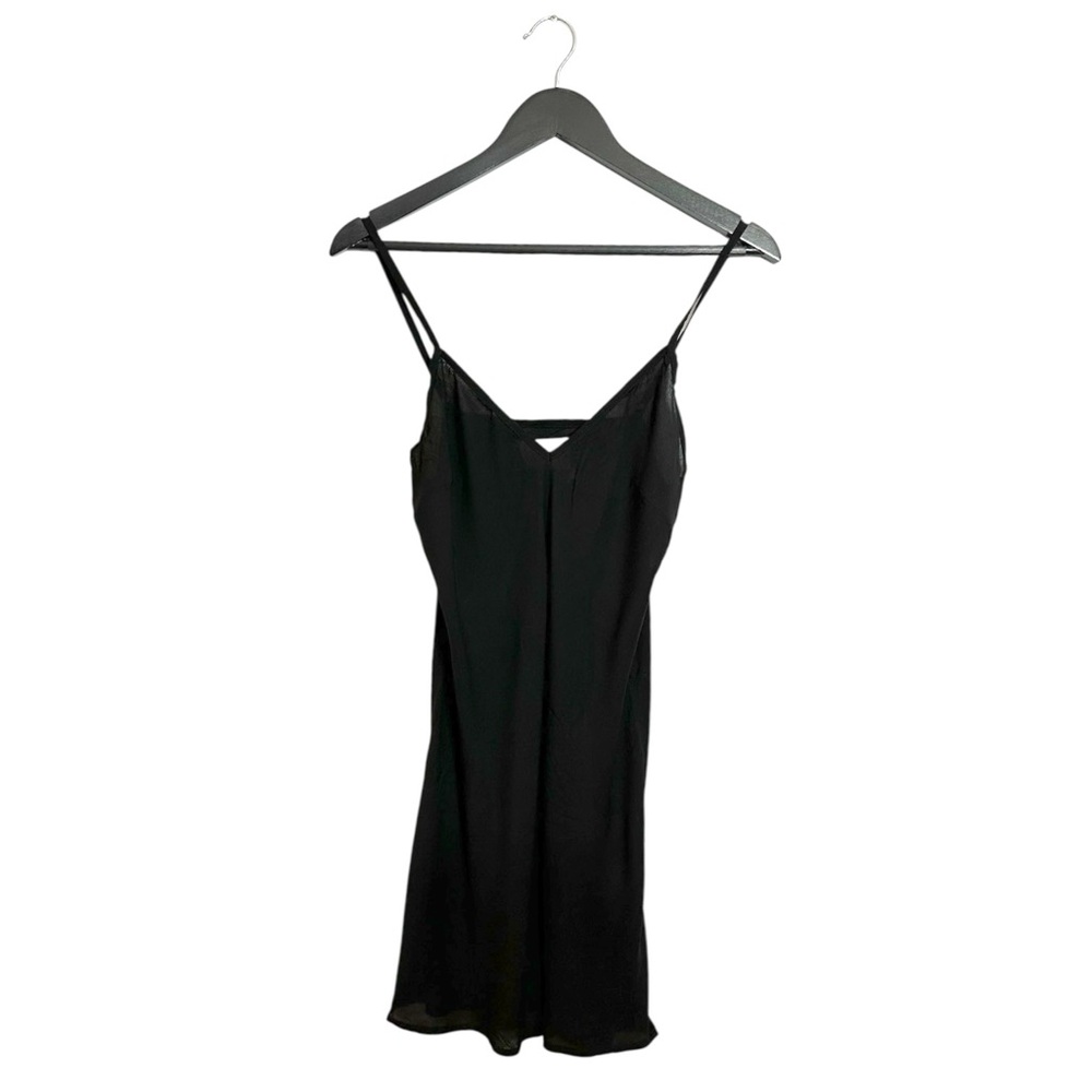 Cleobella Black Strappy Mini Slip Dress Size XS Vampy Minimalist Neutal - Picture 2 of 8